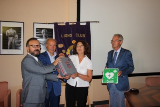 Il nostro Club dona un defibrillatore al Parco Archeologico