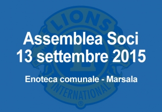 Assemblea soci 13 settembre 2015