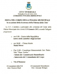 Cerimonia del Corpo di Polizia Municipale