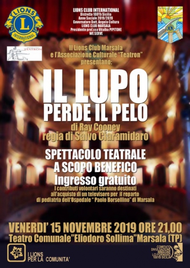 Serata di beneficenza Lions al Teatro Comunale Sollima